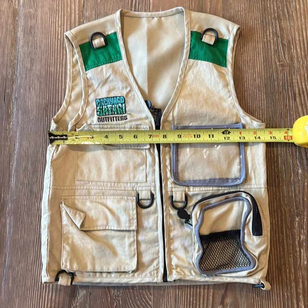 Kids Backyard Safari Outfitters Dress Up Vest - see measurements in pics